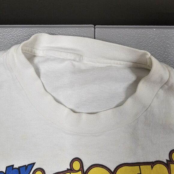 Vintage Bobby Bigiogni Tshirt Small Car Racing 90s Singlestitch Formula Indy - Picture 4 of 13